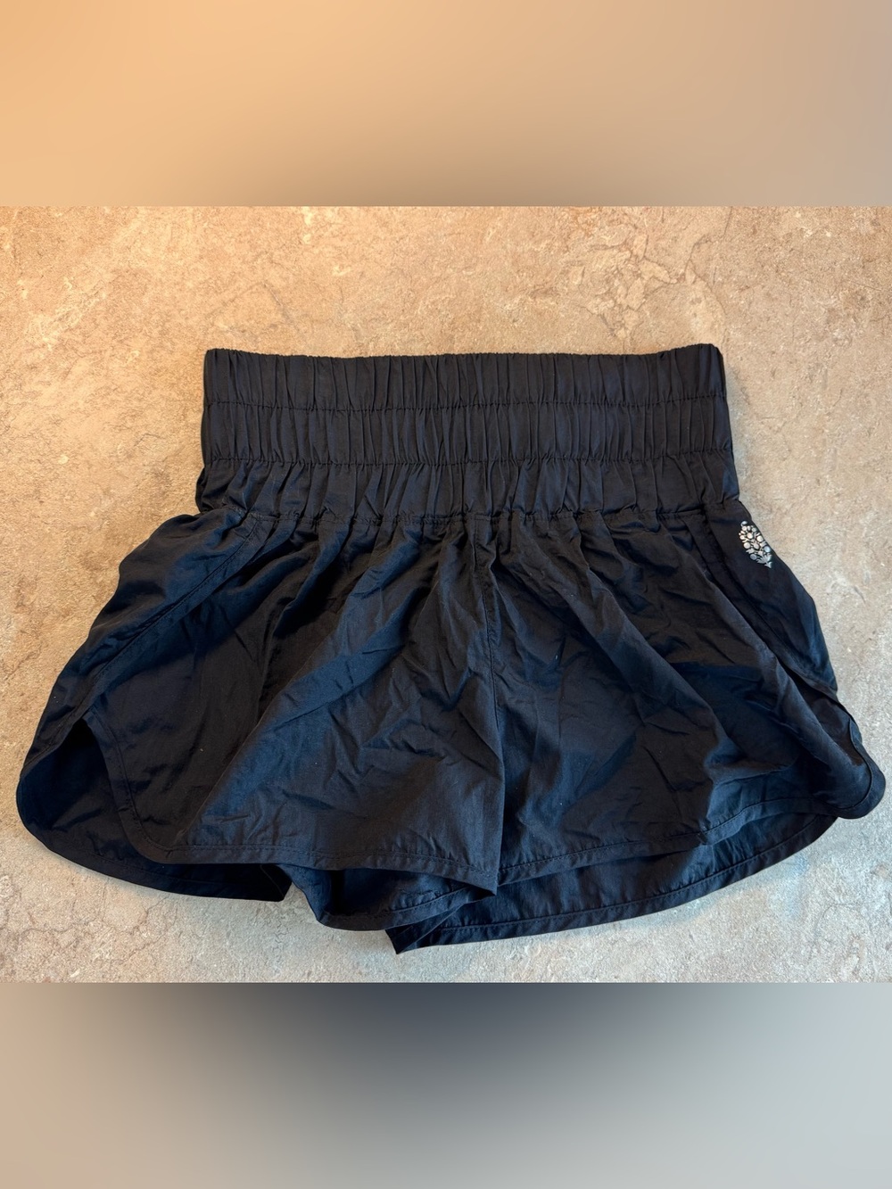 FP Movement The Way Home Black Shorts, Size Small